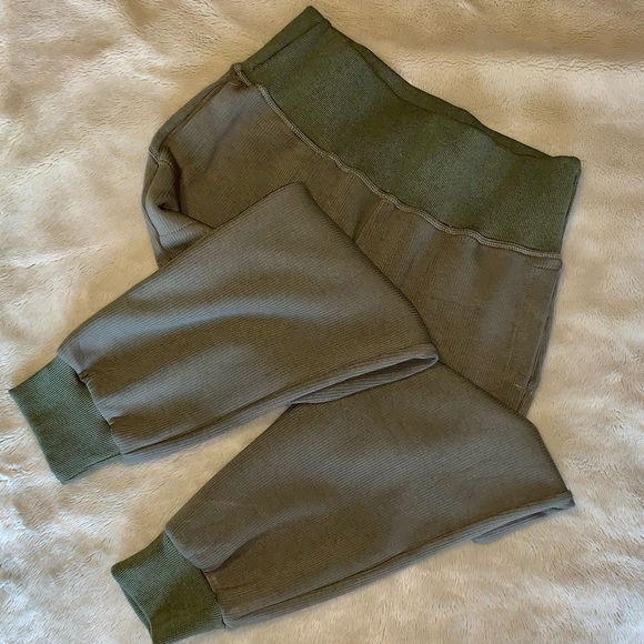NWT White Birch Black Label olive green heavyweight joggers M - Picture 10 of 10